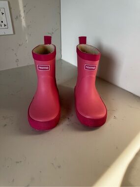 Reima Kids' Pink Waterproof Rain Boots